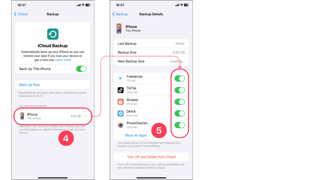 How to Restore from iCloud Backup using Selective Data Restoration